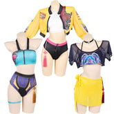 Huntrix Damen Bademode K-Pop: Demon Hunters Cosplay Outfits
